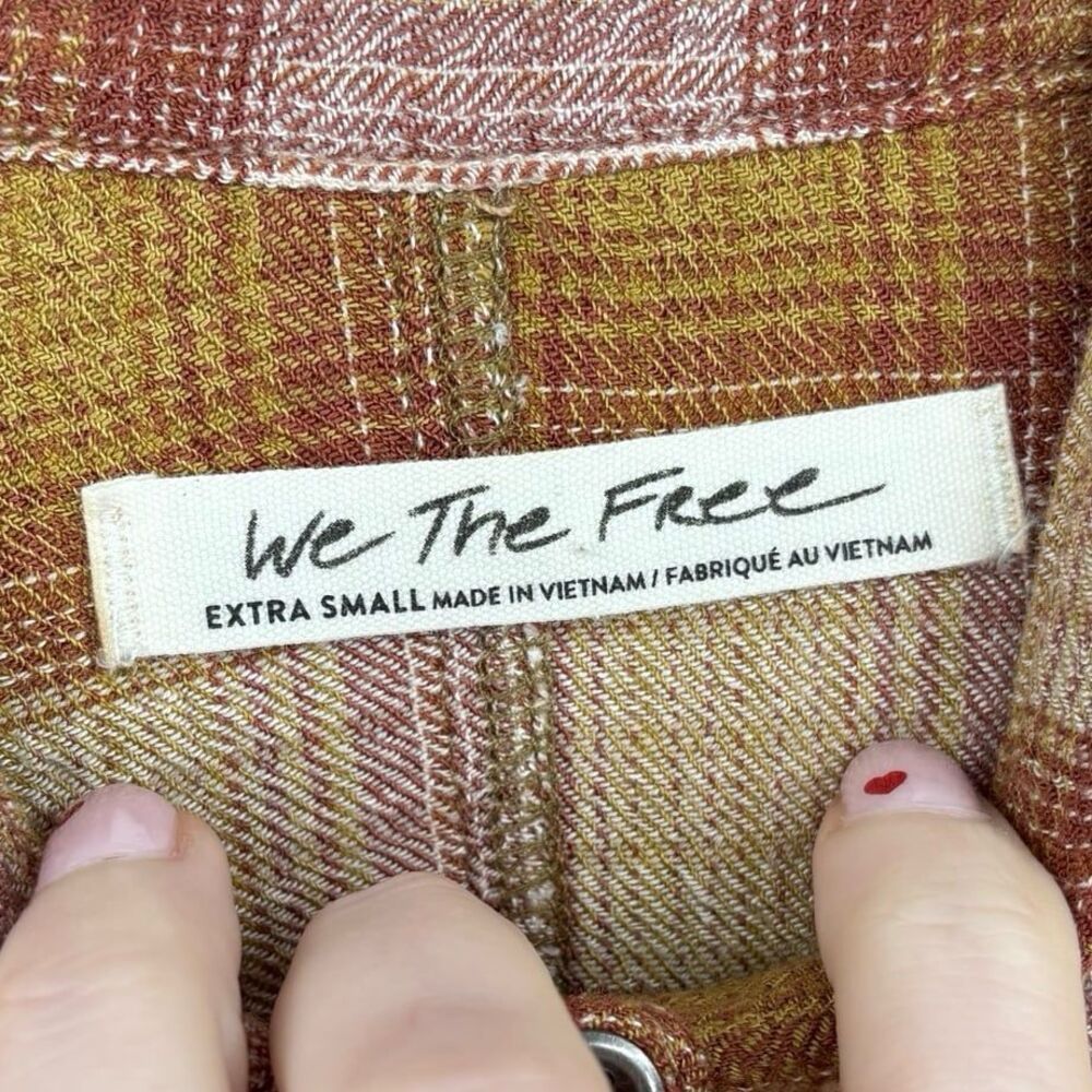 Free People By The Way Plaid Mini Dress - Picture 12 of 12